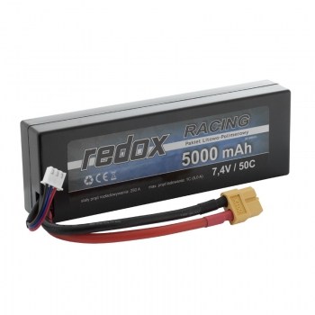 Redox 5000mAh 7,4V 50C Hartschalenkoffer - LiPo-Pack